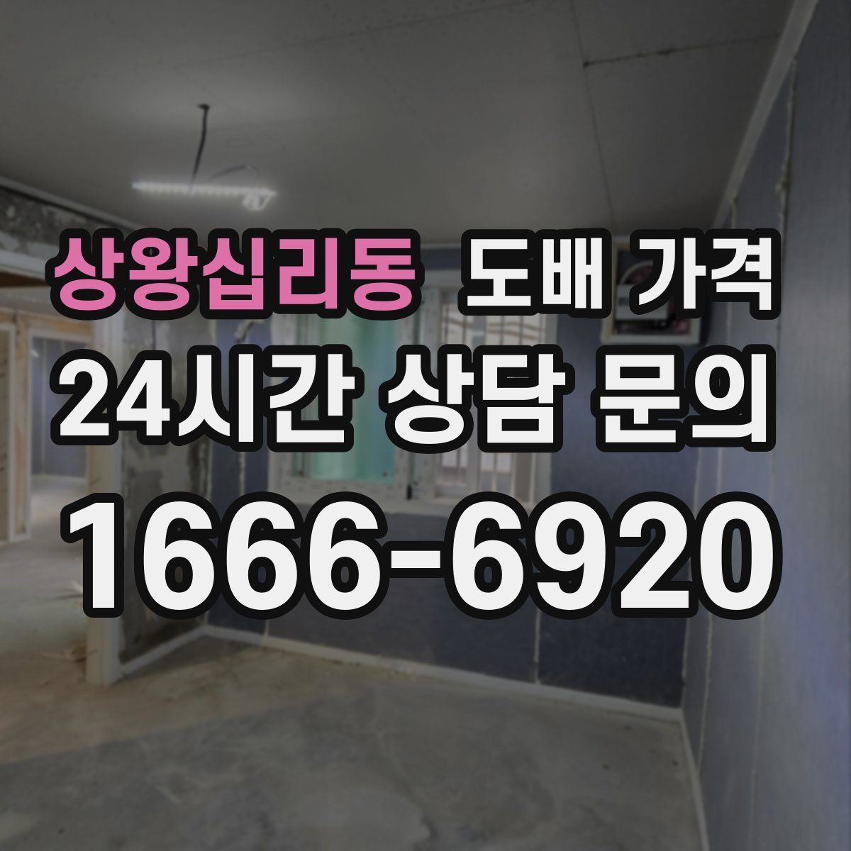 상왕십리동 도배 가격