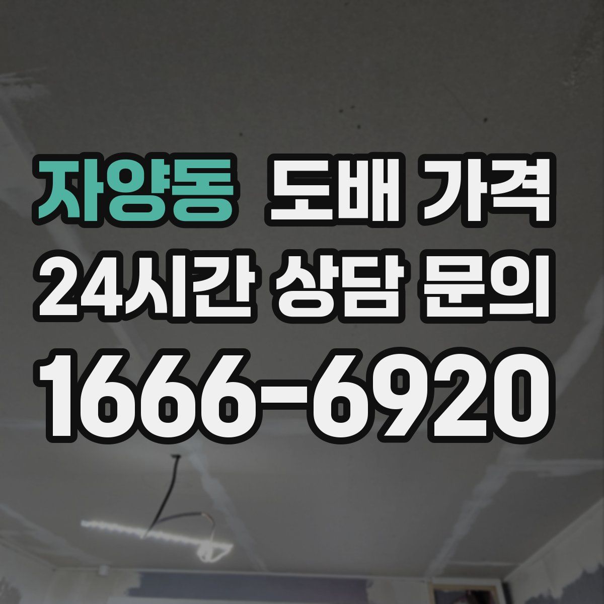 자양동 도배 가격