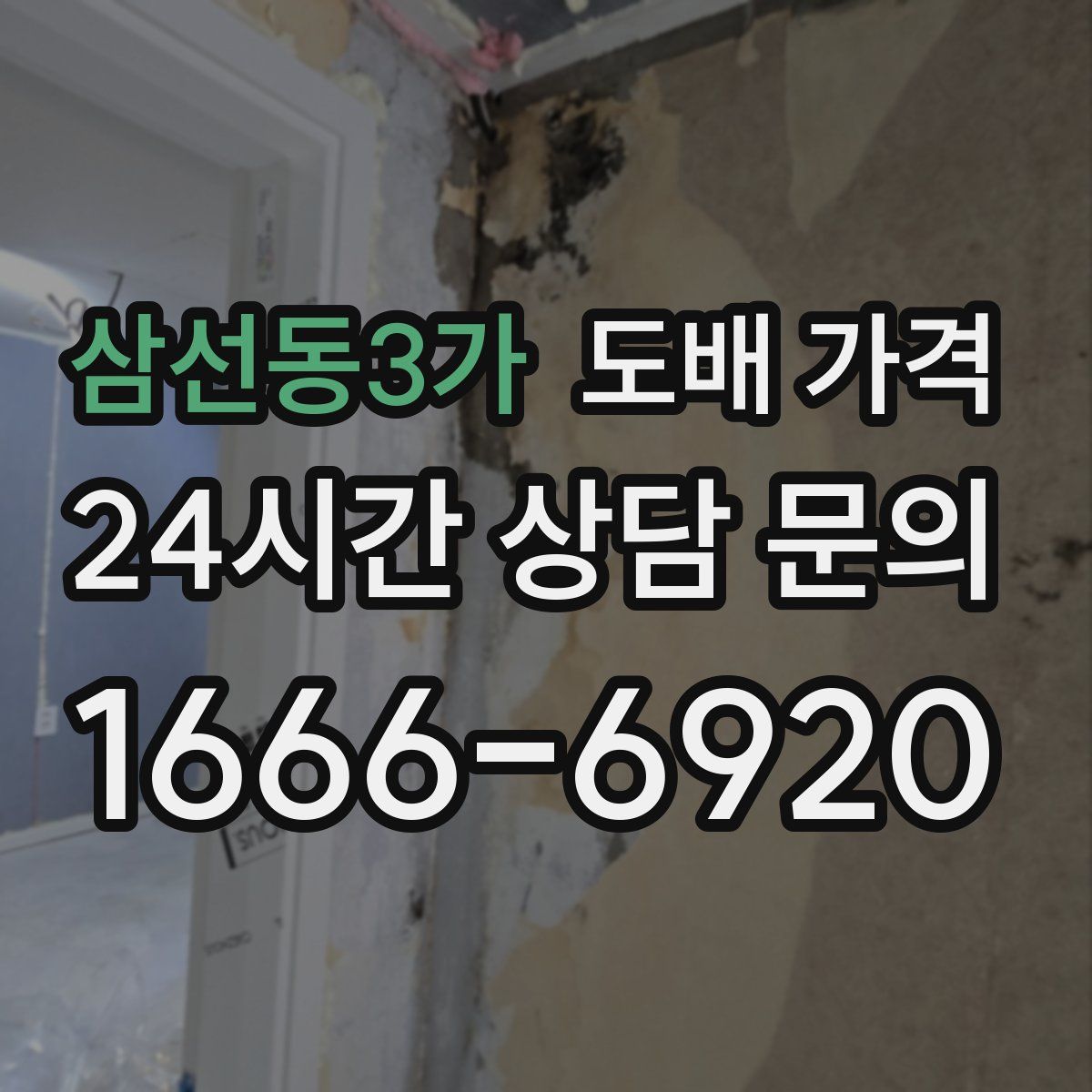 삼선동3가 도배 가격