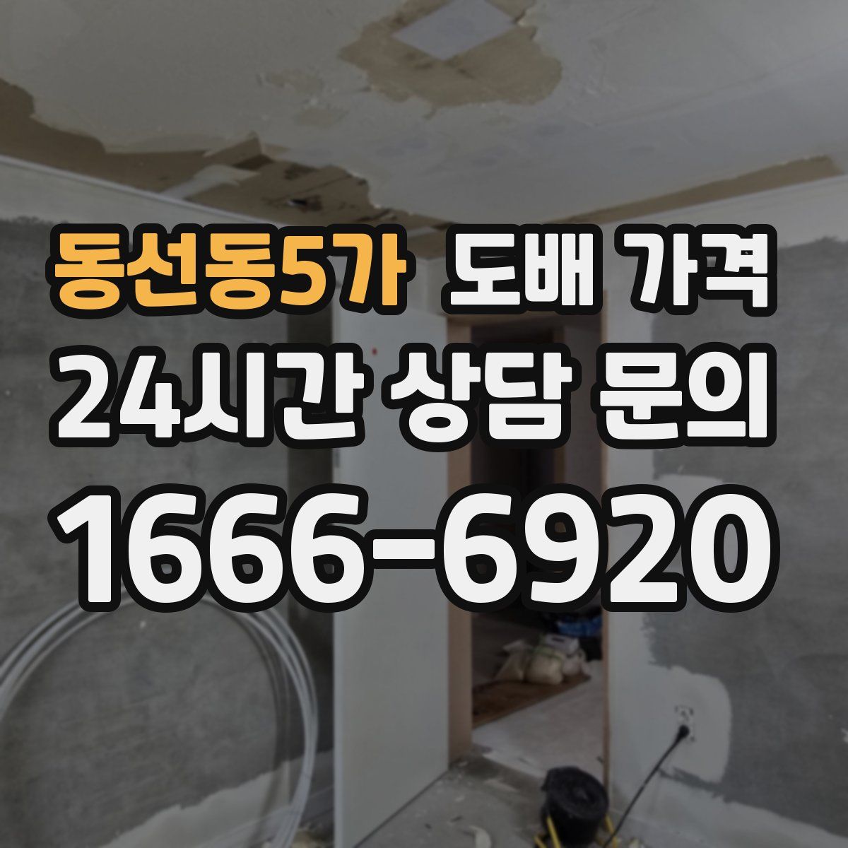 동선동5가 도배 가격