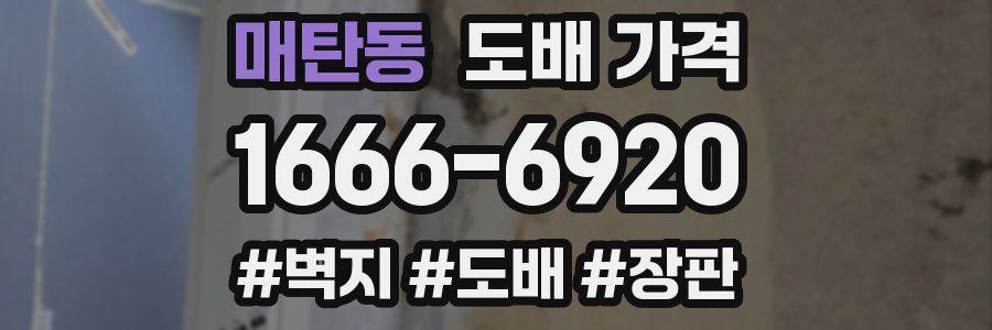 매탄동 도배 가격