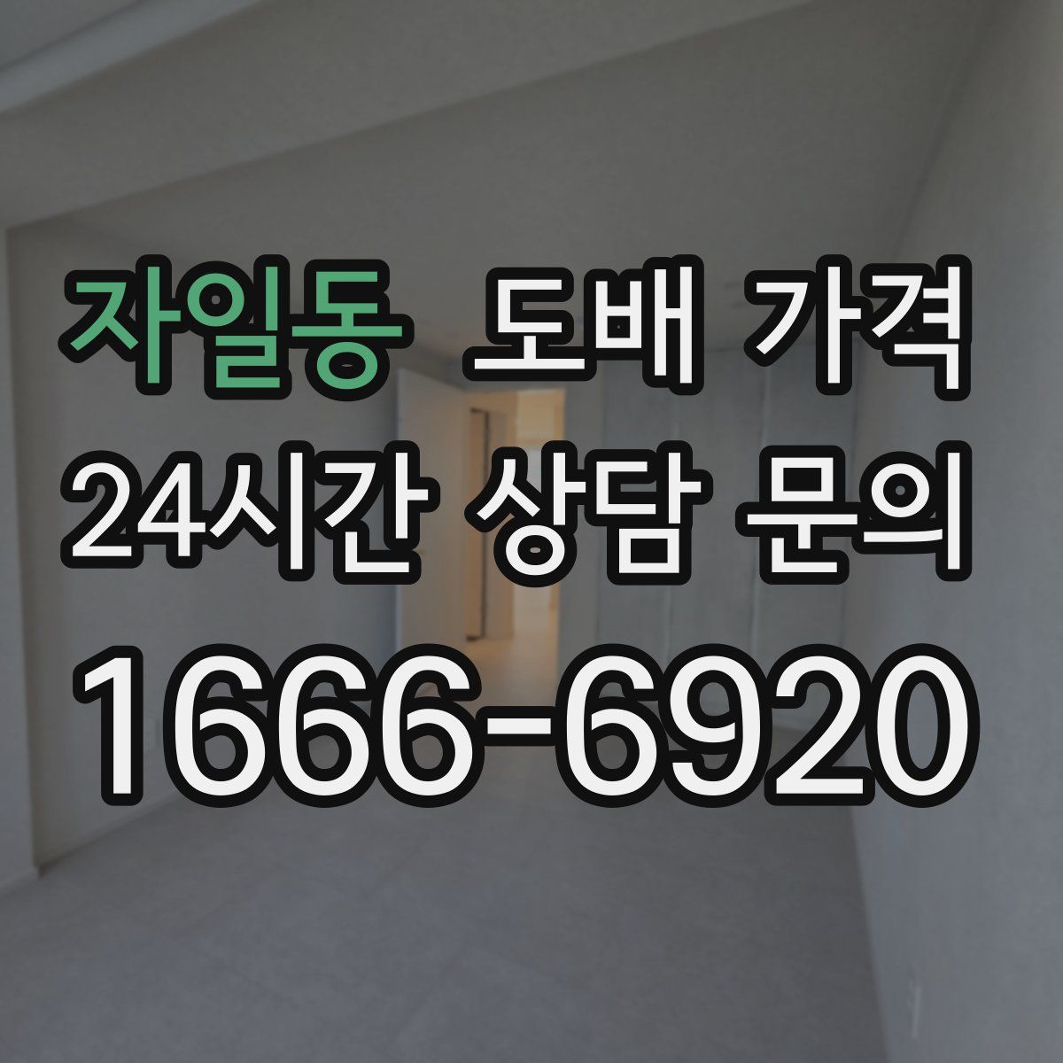 자일동 도배 가격