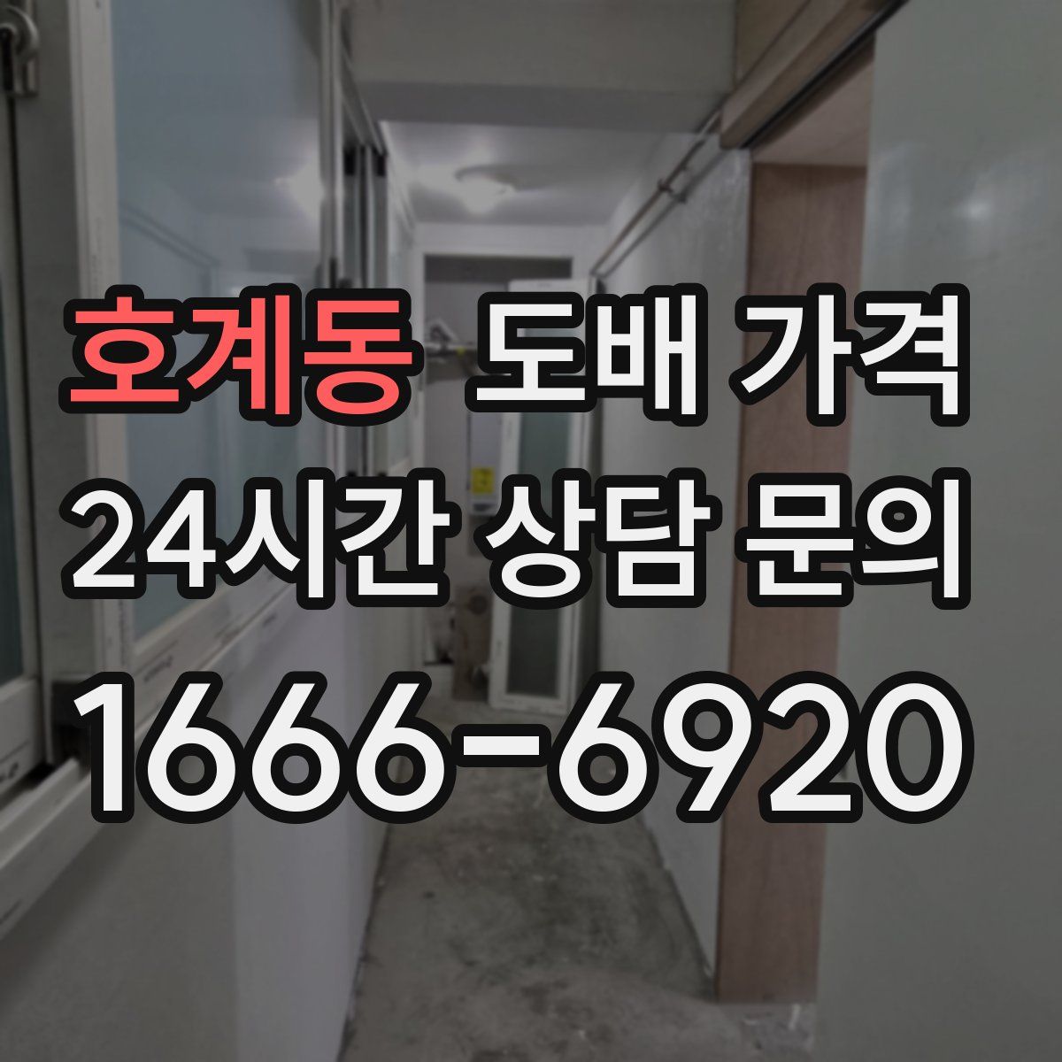 호계동 도배 가격