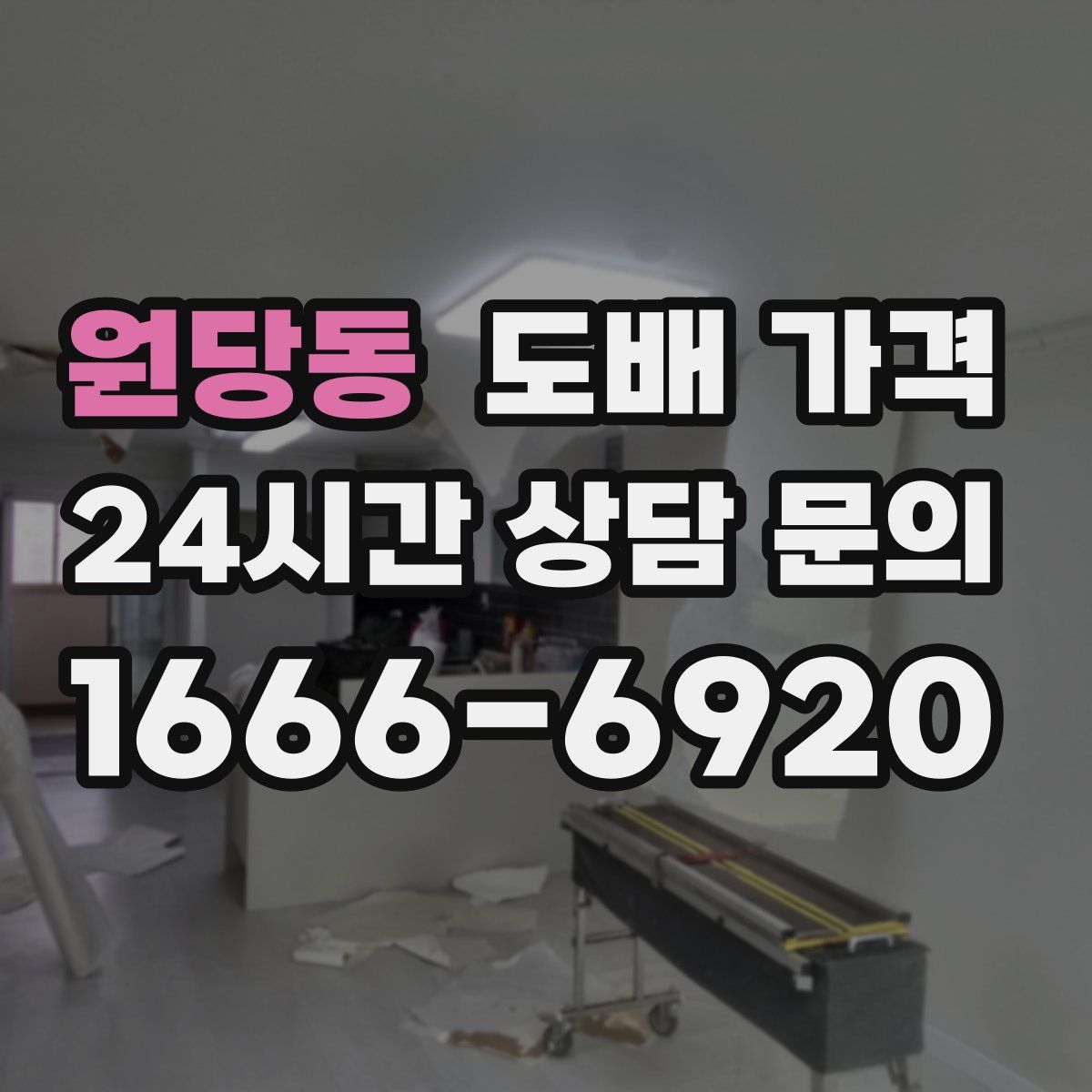 원당동 도배 가격
