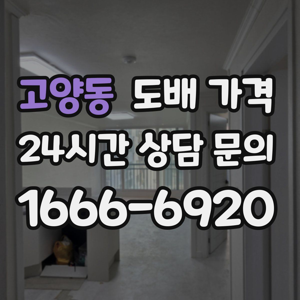 고양동 도배 가격