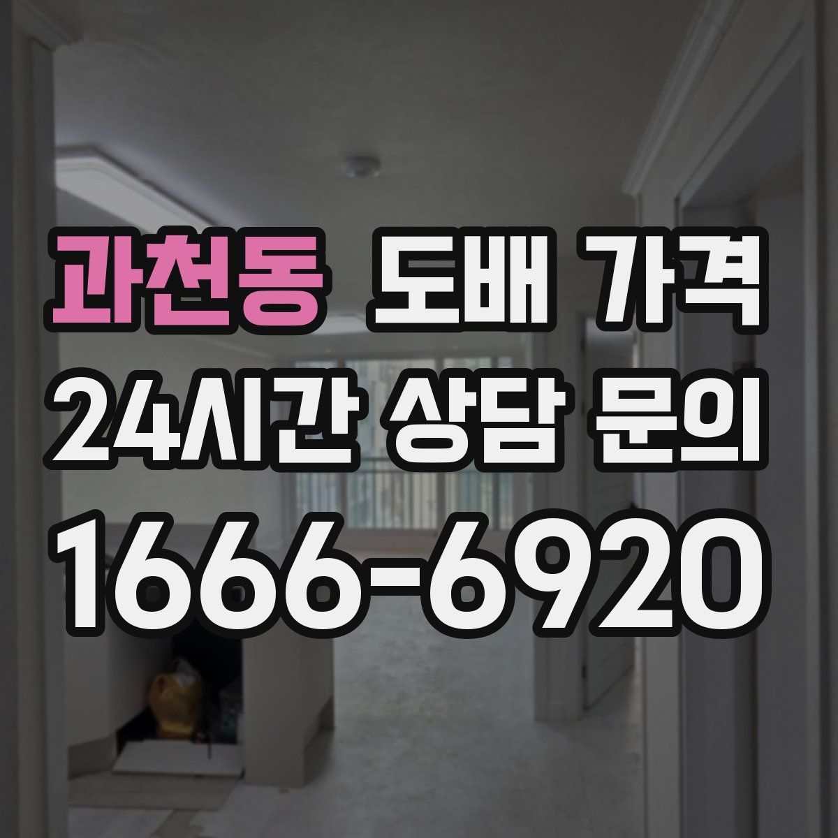 과천동 도배 가격