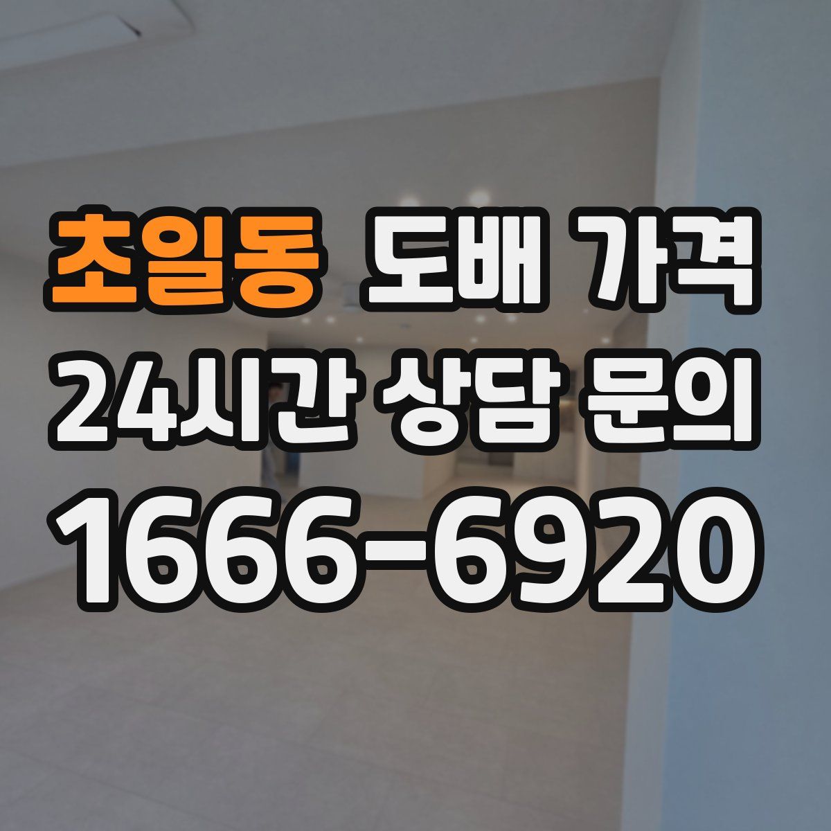 초일동 도배 가격