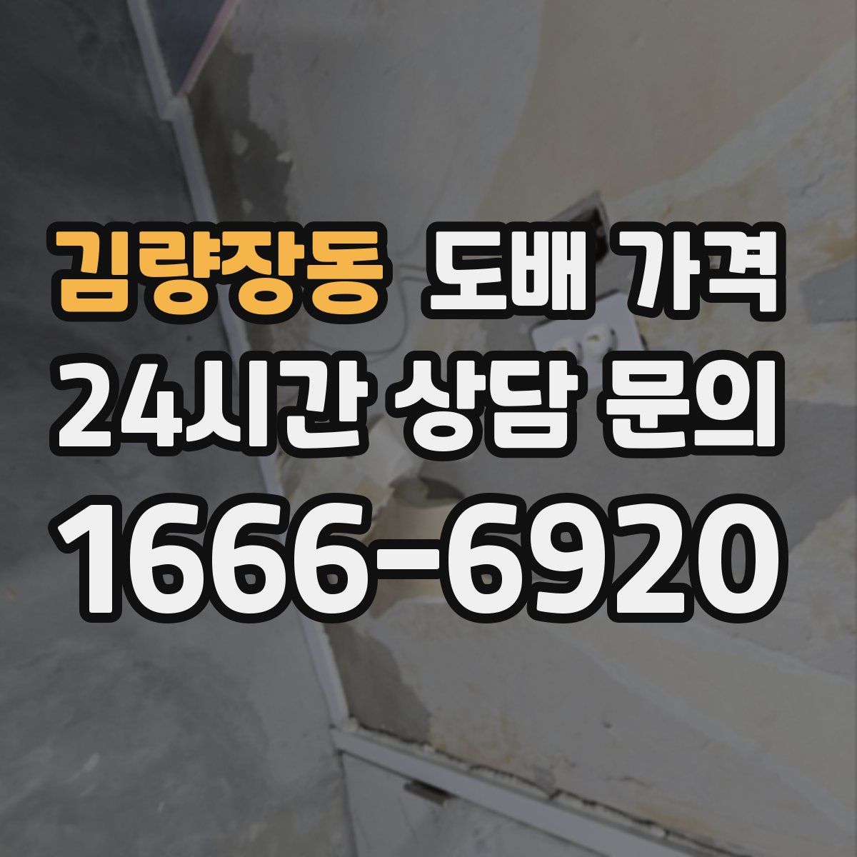김량장동 도배 가격