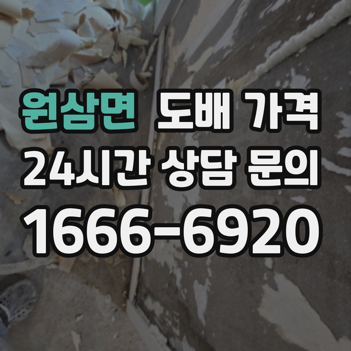 원삼면 도배 가격