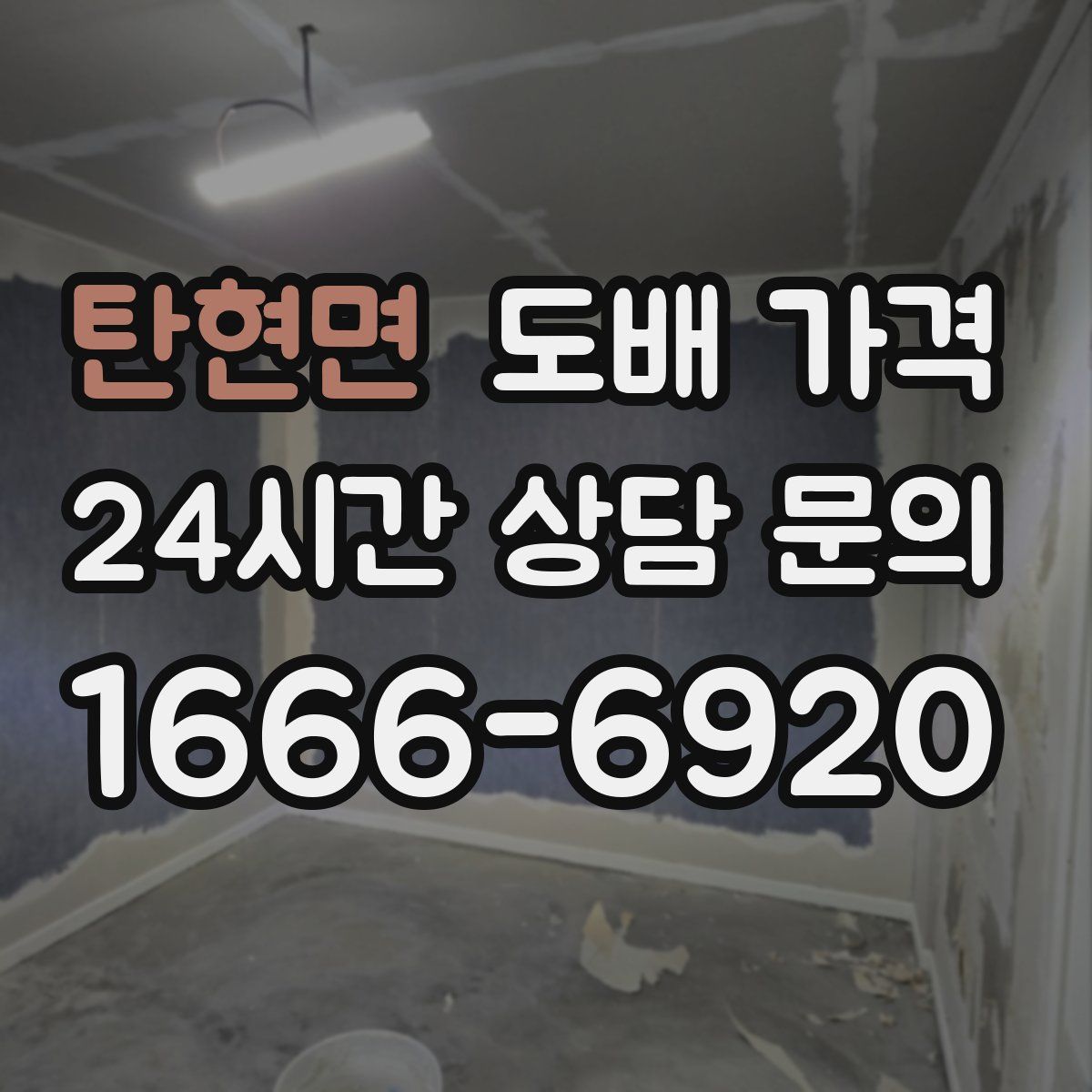 탄현면 도배 가격