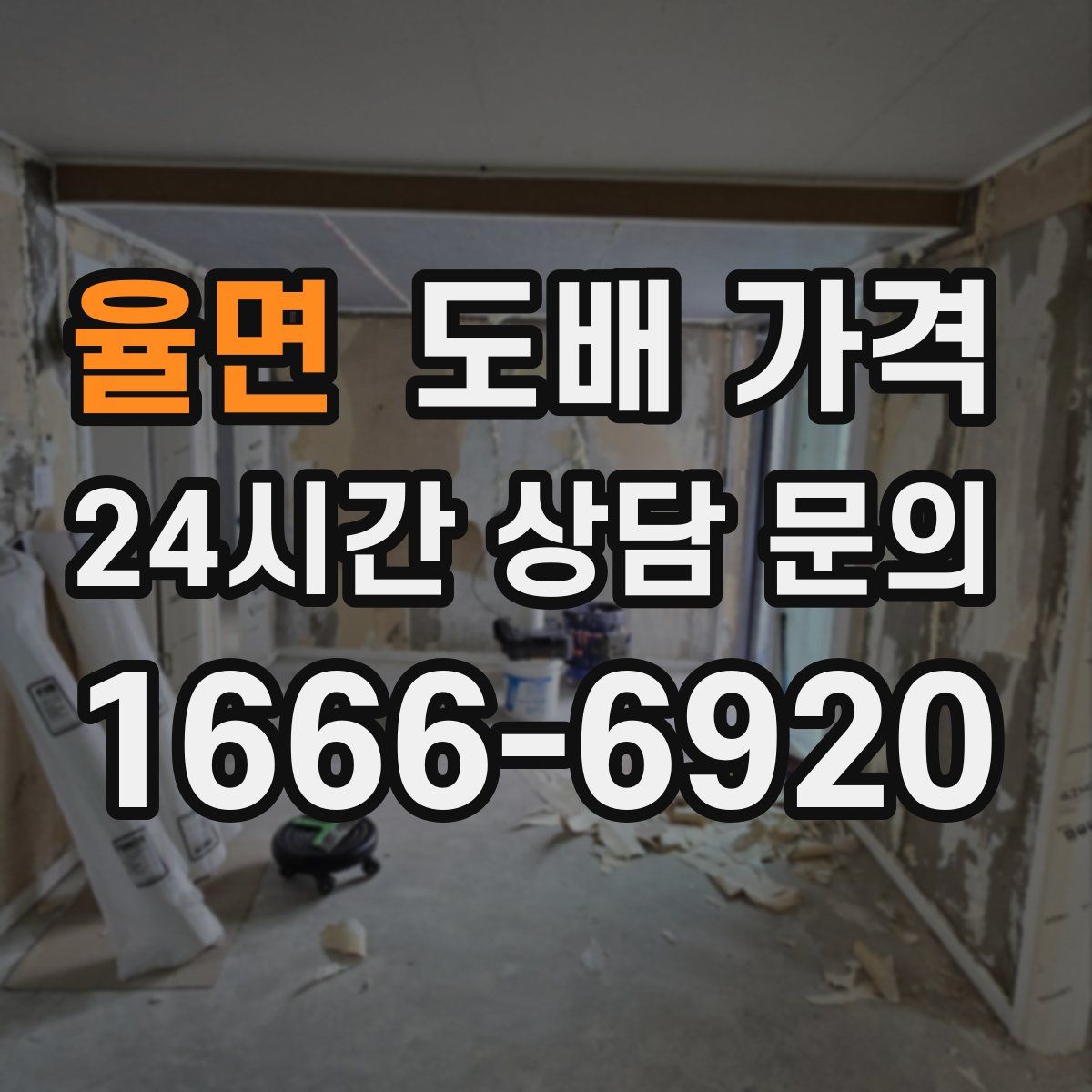 율면 도배 가격