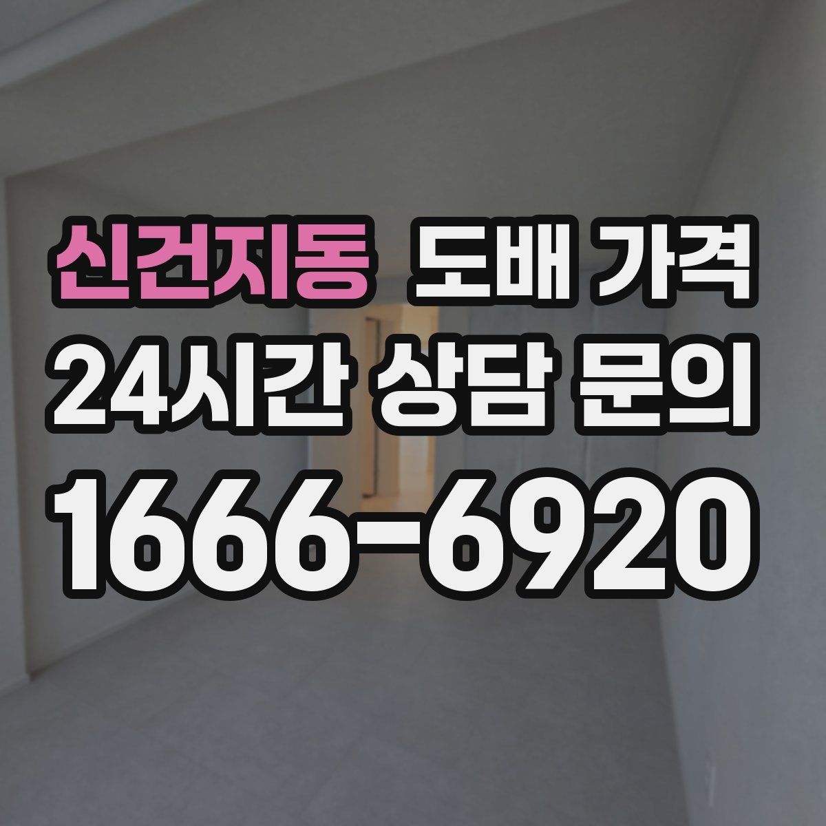 신건지동 도배 가격