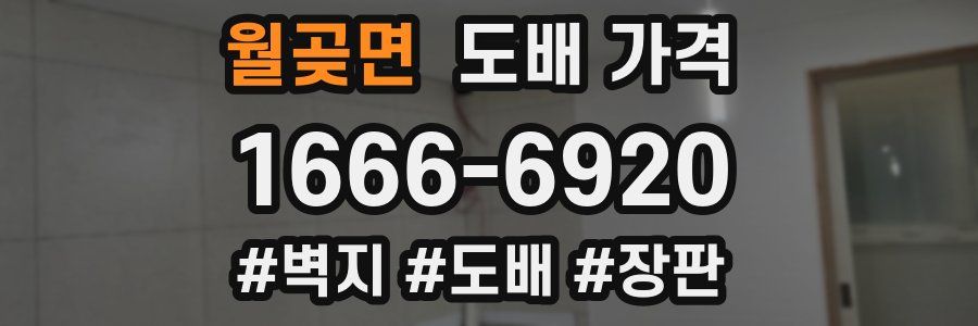 월곶면 도배 가격