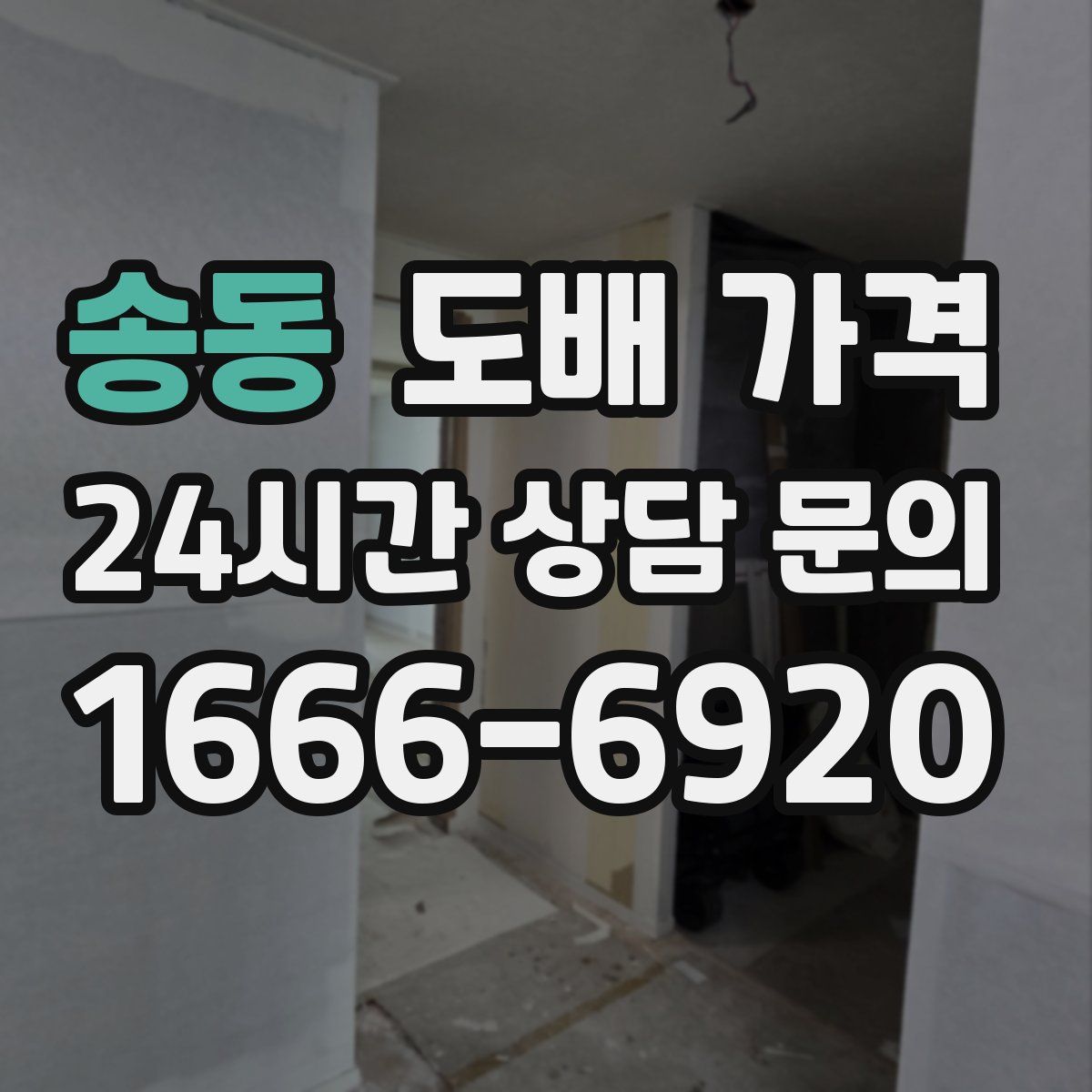 송동 도배 가격