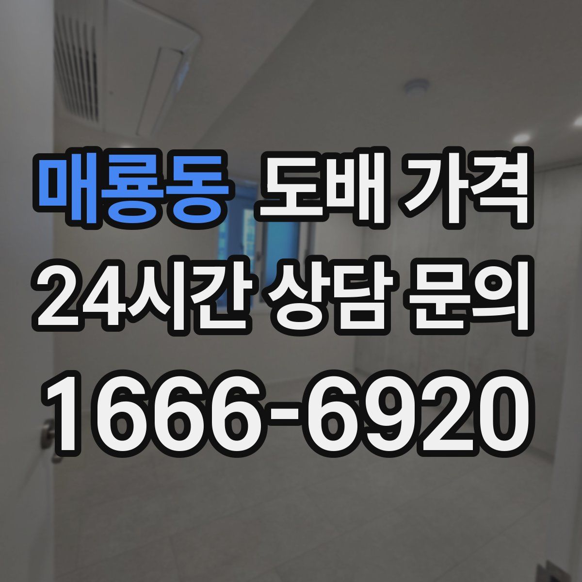 매룡동 도배 가격