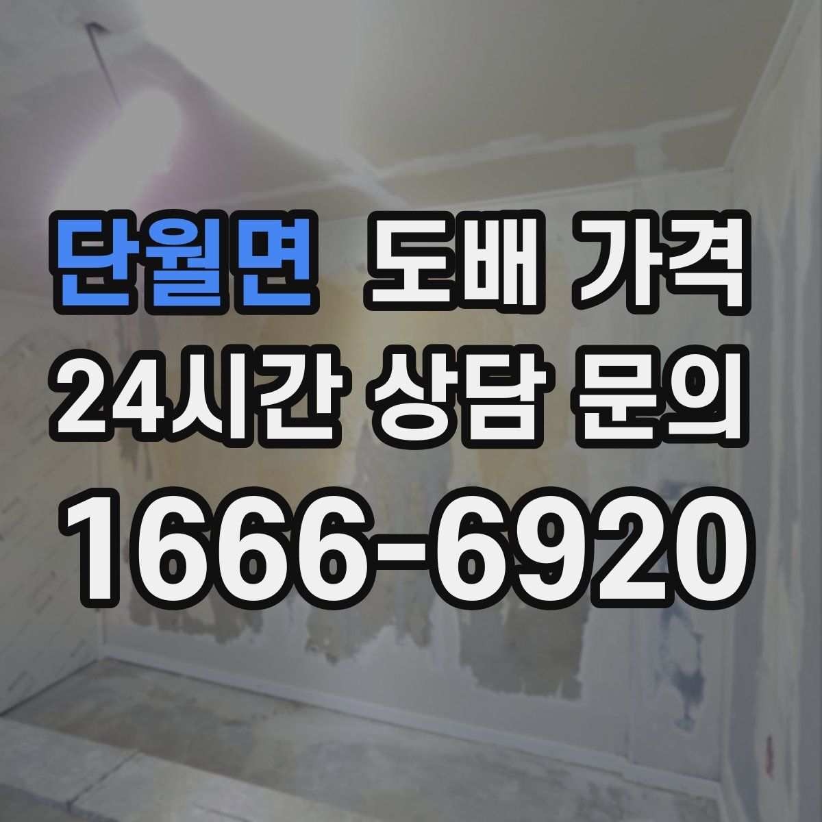 단월면 도배 가격