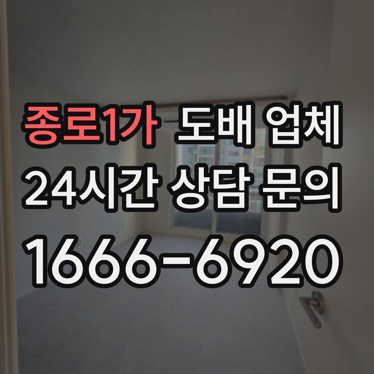 종로1가 도배 업체