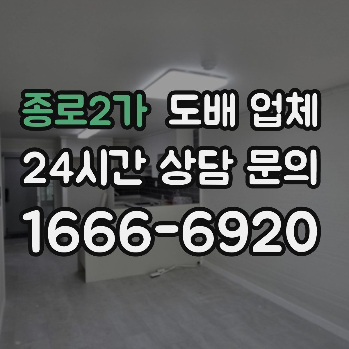 종로2가 도배 업체
