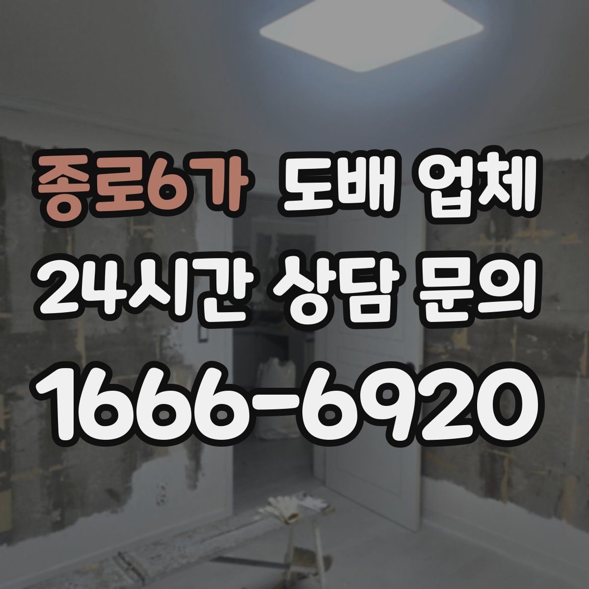 종로6가 도배 업체