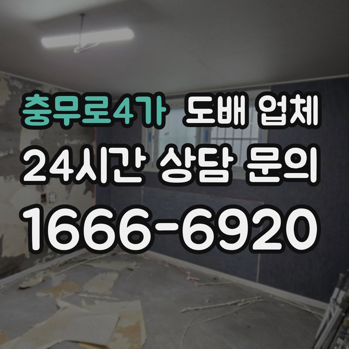충무로4가 도배 업체