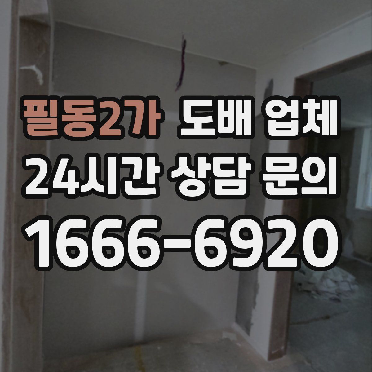 필동2가 도배 업체