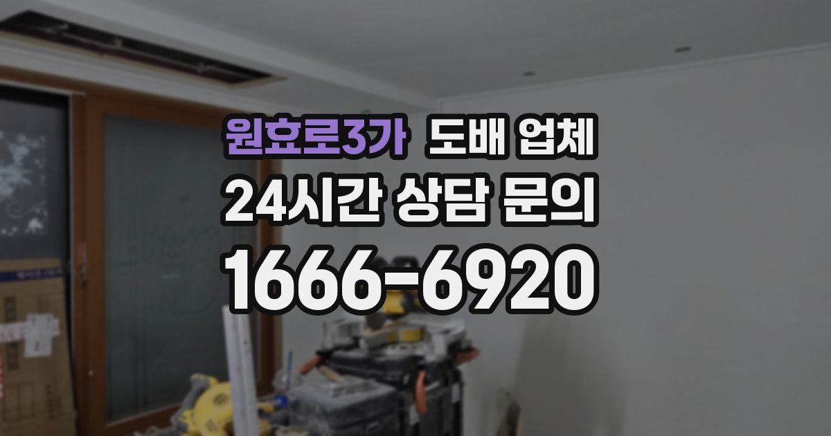 원효로3가 도배 업체