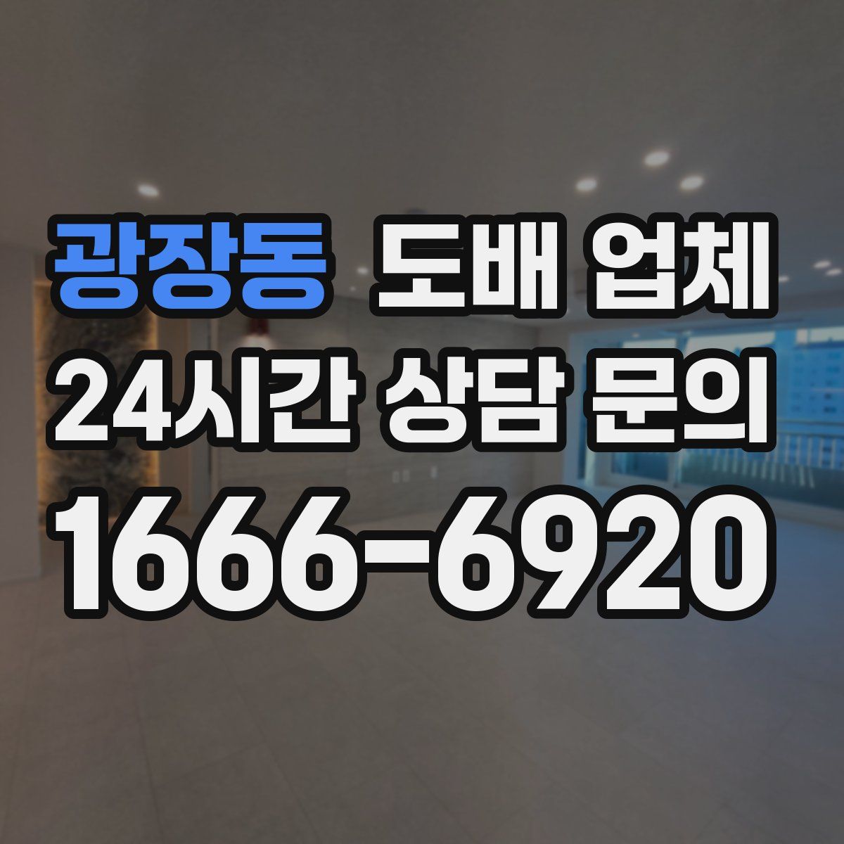 광장동 도배 업체