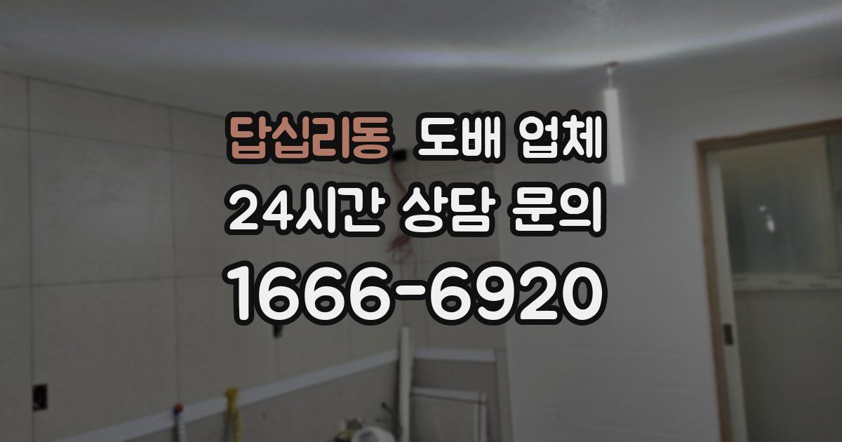 답십리동 도배 업체