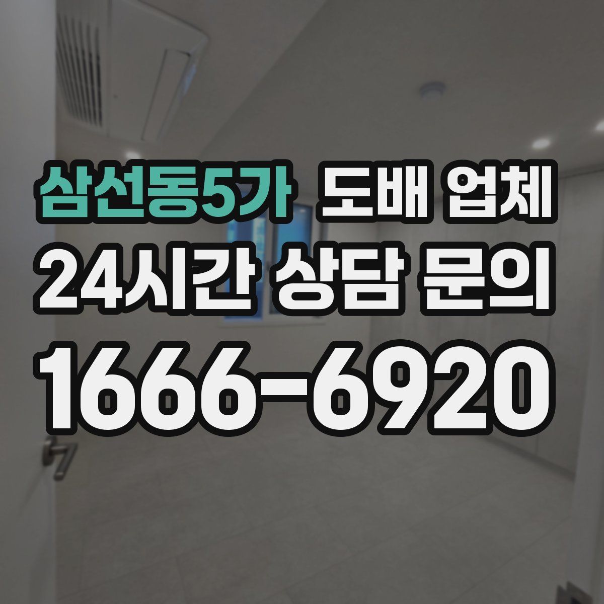 삼선동5가 도배 업체