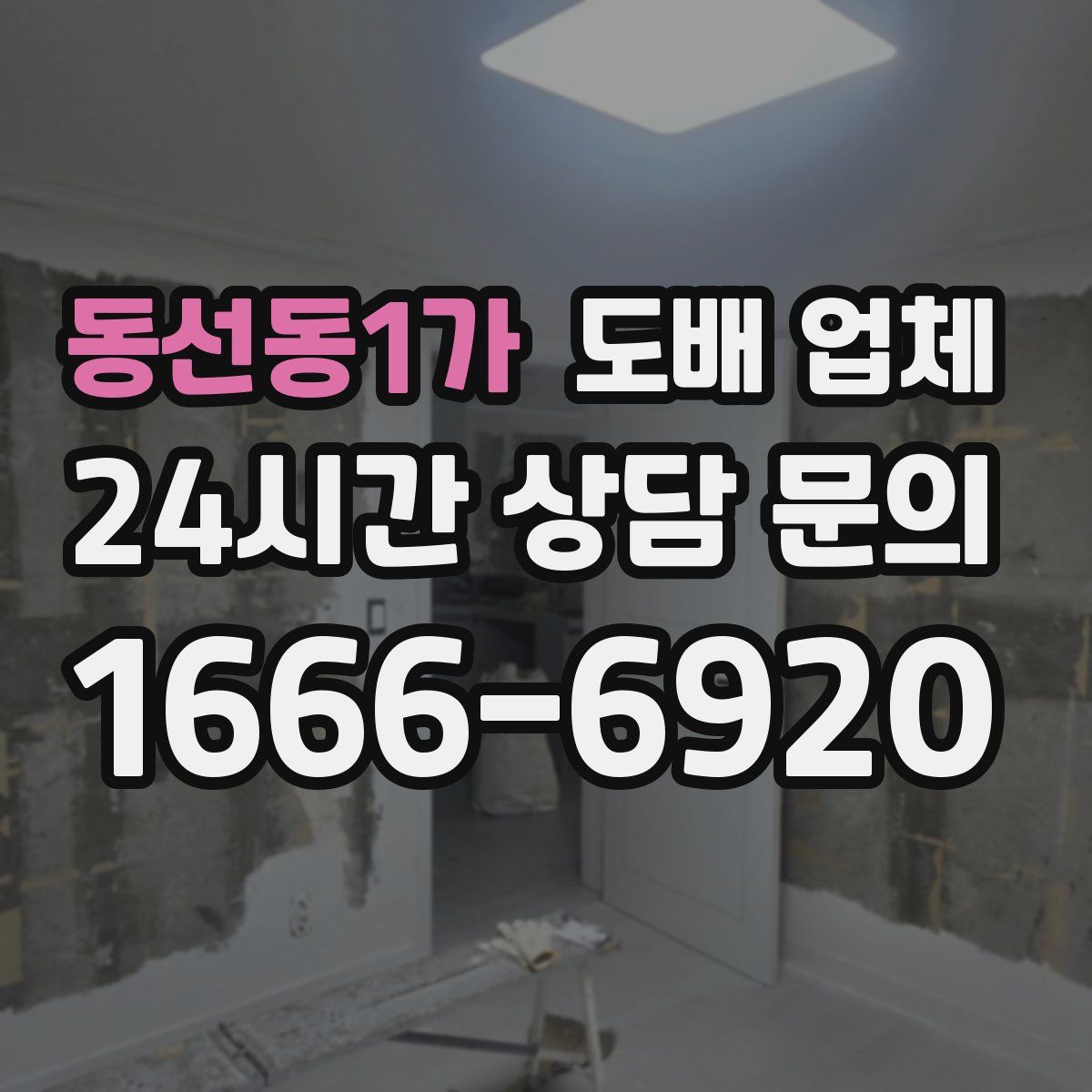 동선동1가 도배 업체