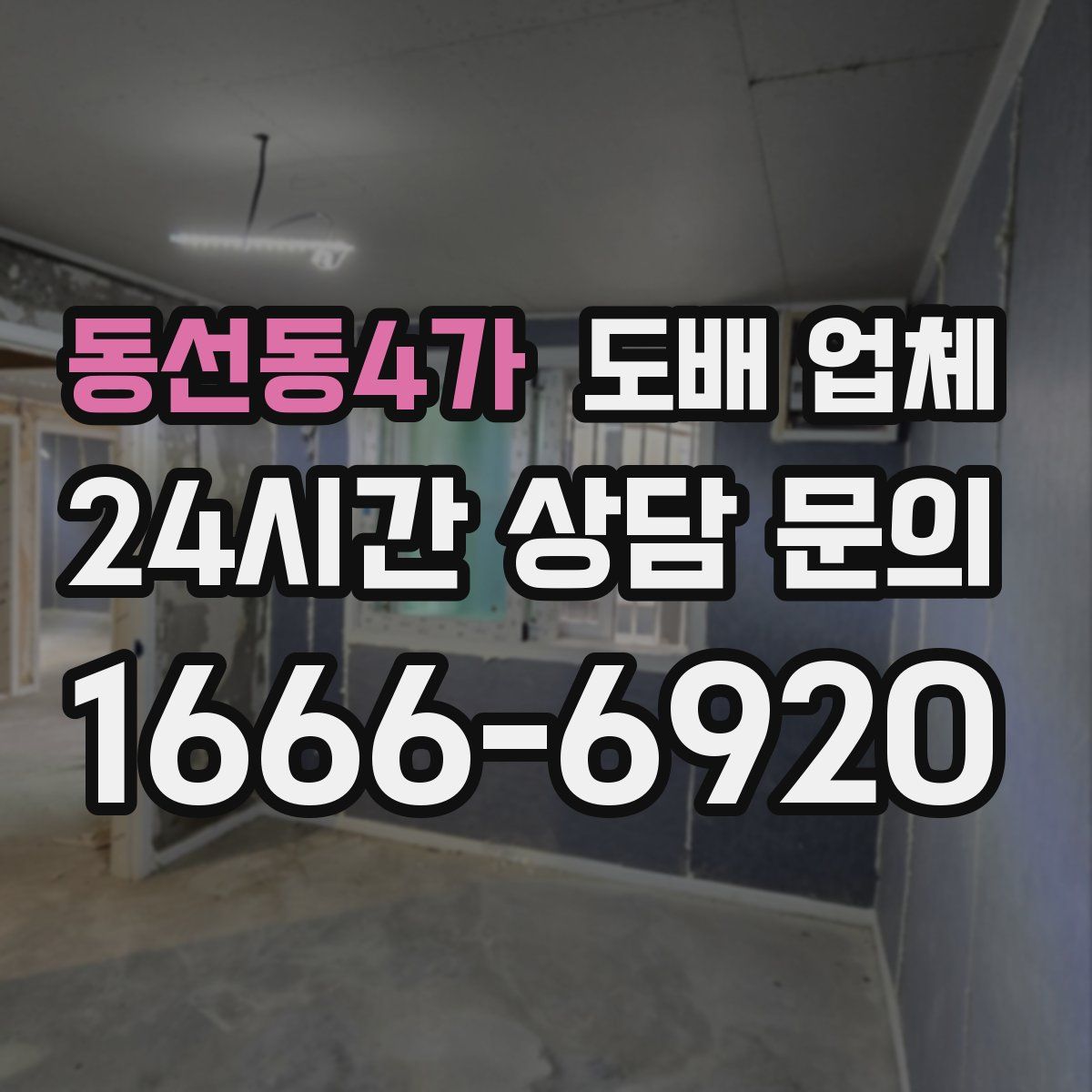 동선동4가 도배 업체