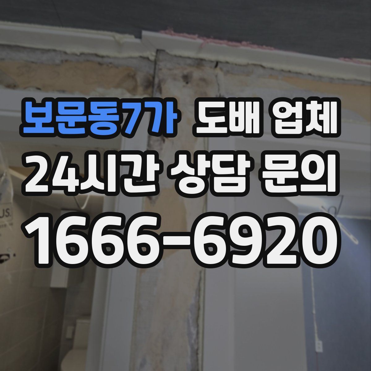 보문동7가 도배 업체