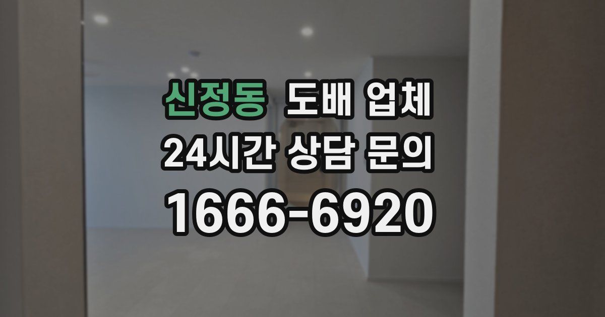 신정동 도배 업체