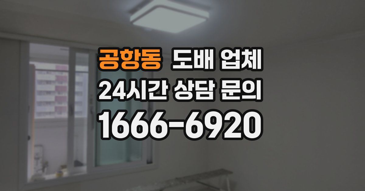 공항동 도배 업체