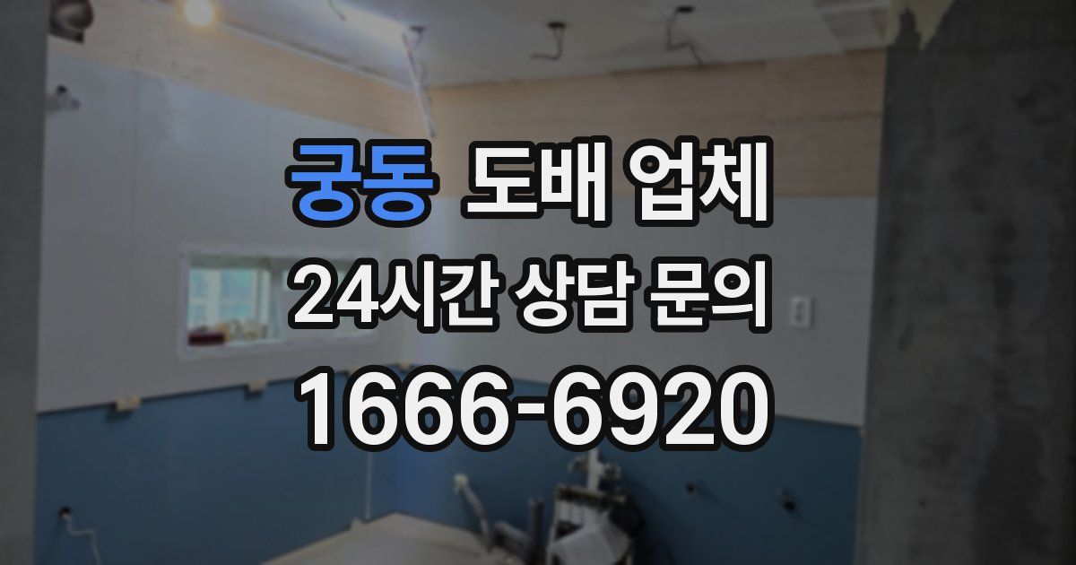 궁동 도배 업체