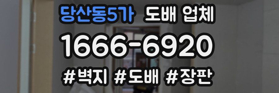 당산동5가 도배 업체
