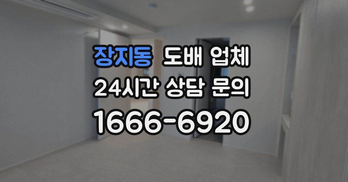 장지동 도배 업체