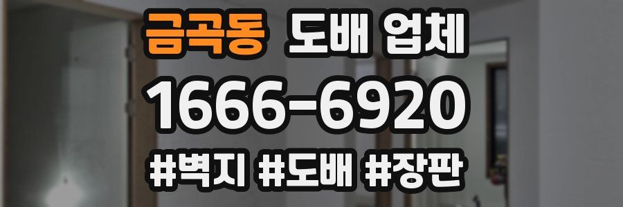 금곡동 도배 업체