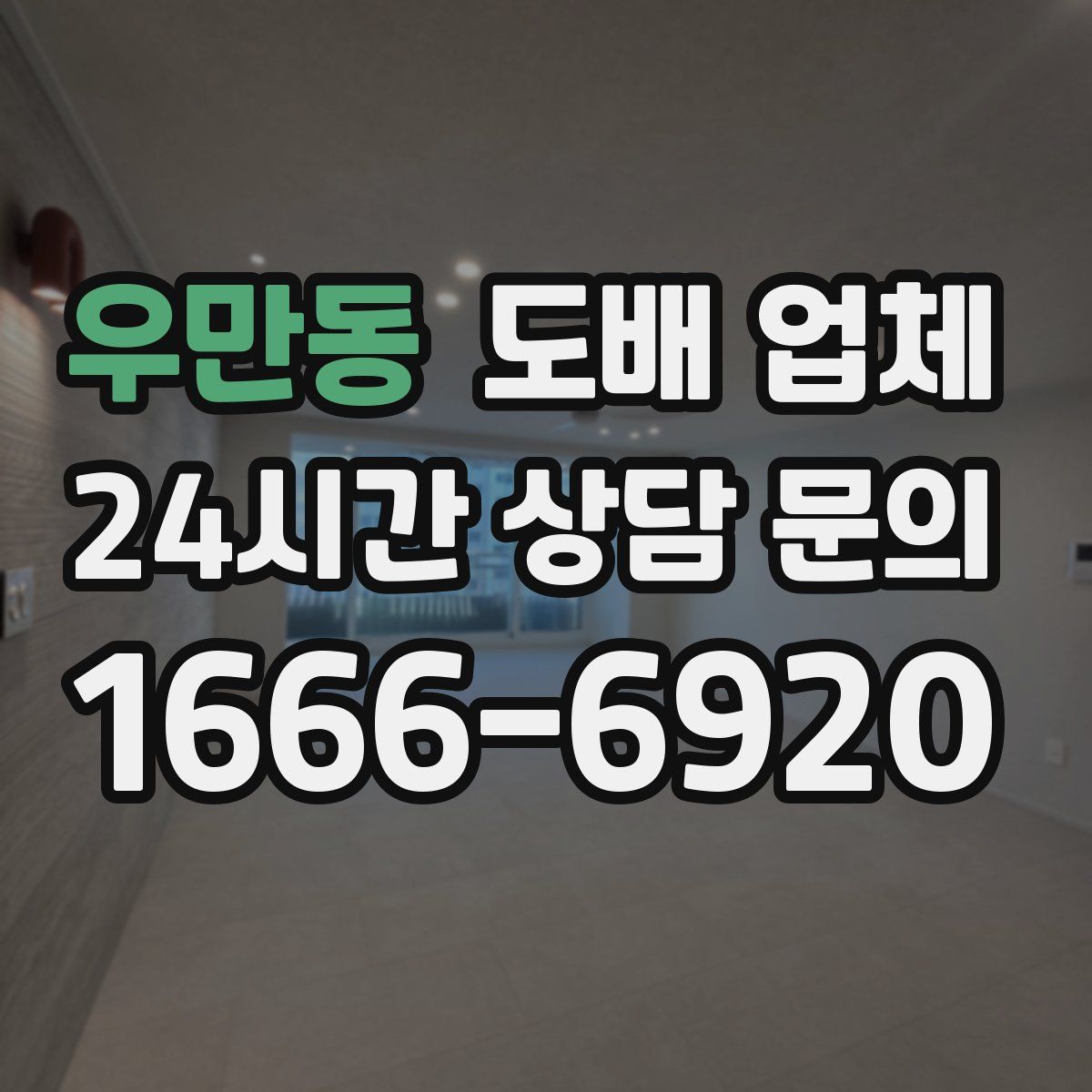 우만동 도배 업체