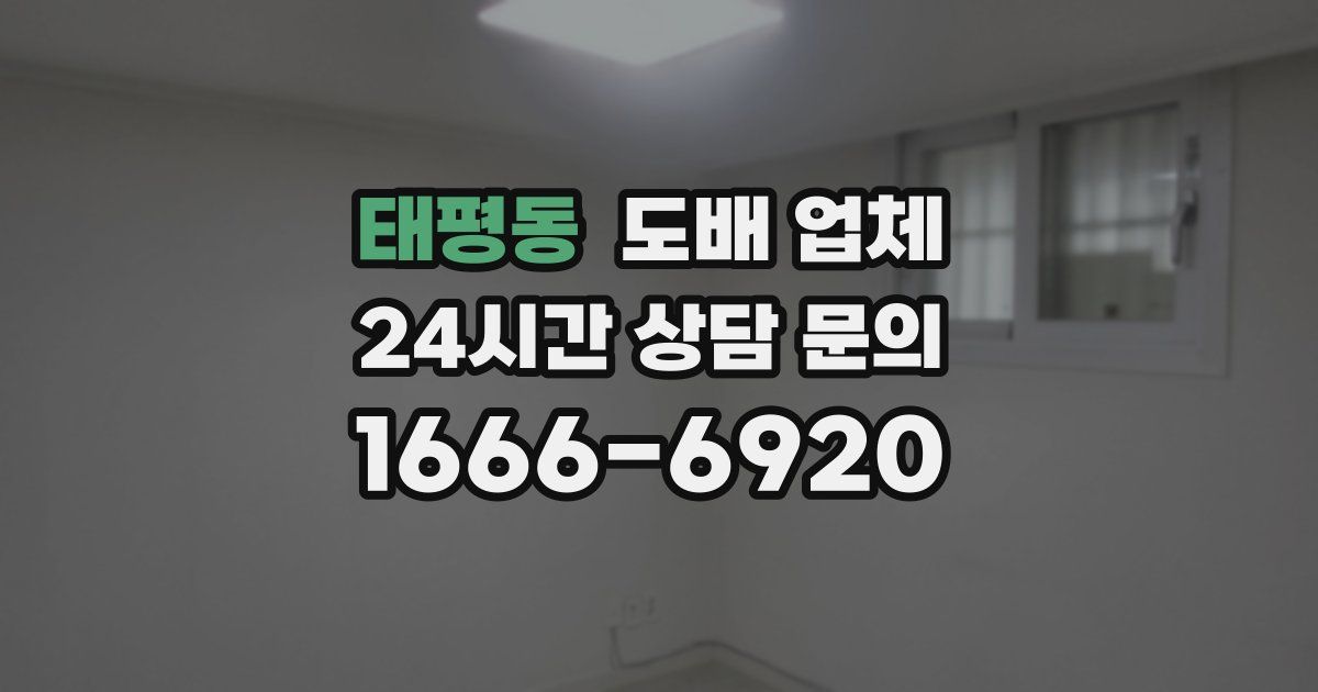 태평동 도배 업체