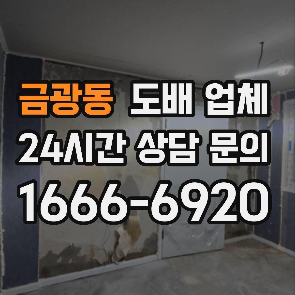 금광동 도배 업체