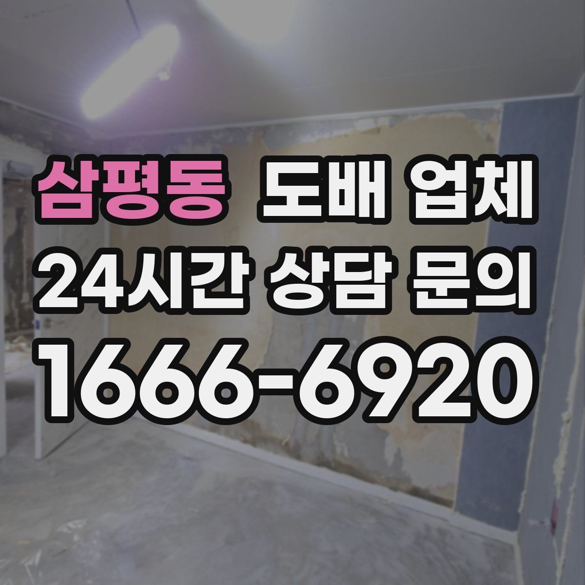 삼평동 도배 업체