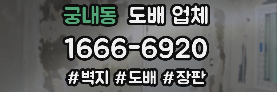 궁내동 도배 업체