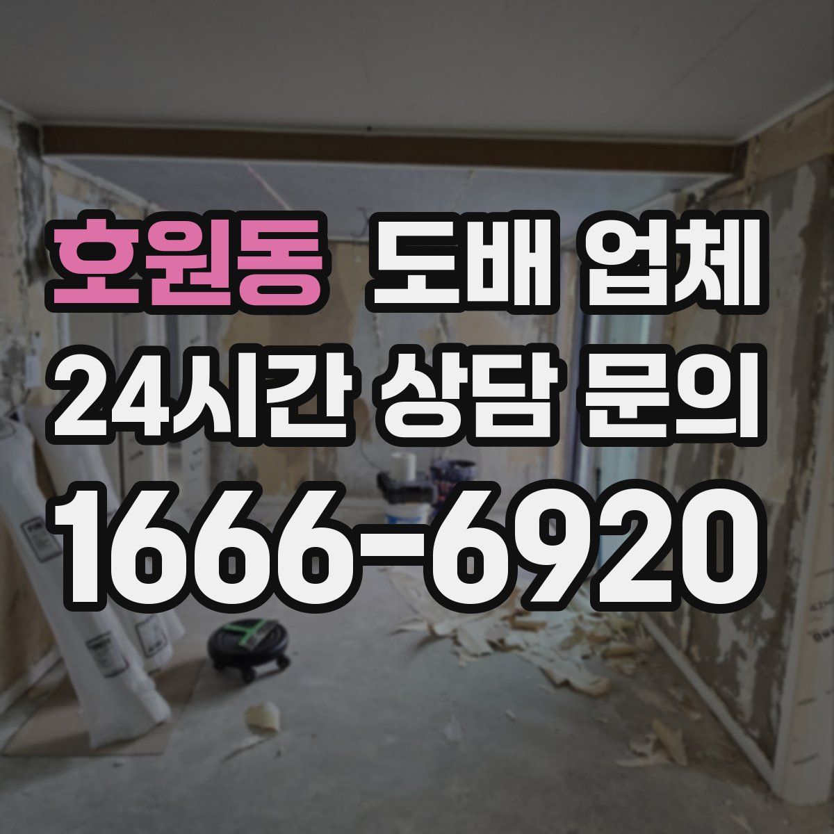 호원동 도배 업체