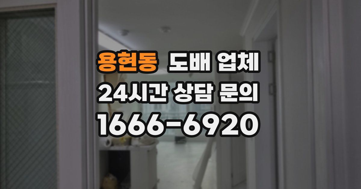 용현동 도배 업체