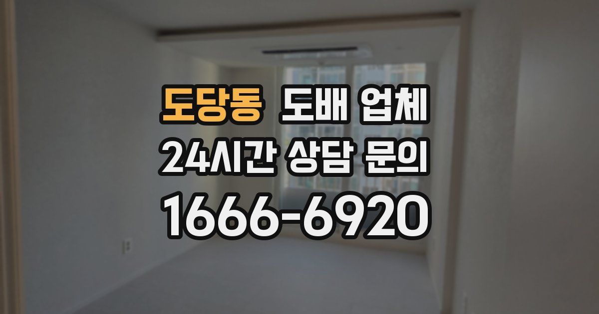 도당동 도배 업체
