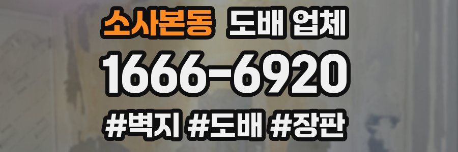 소사본동 도배 업체