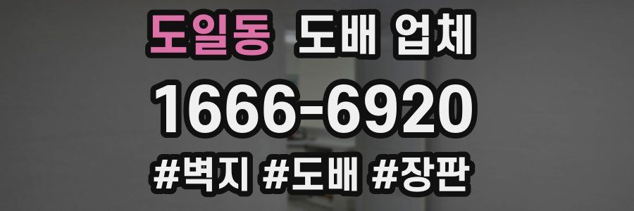 도일동 도배 업체