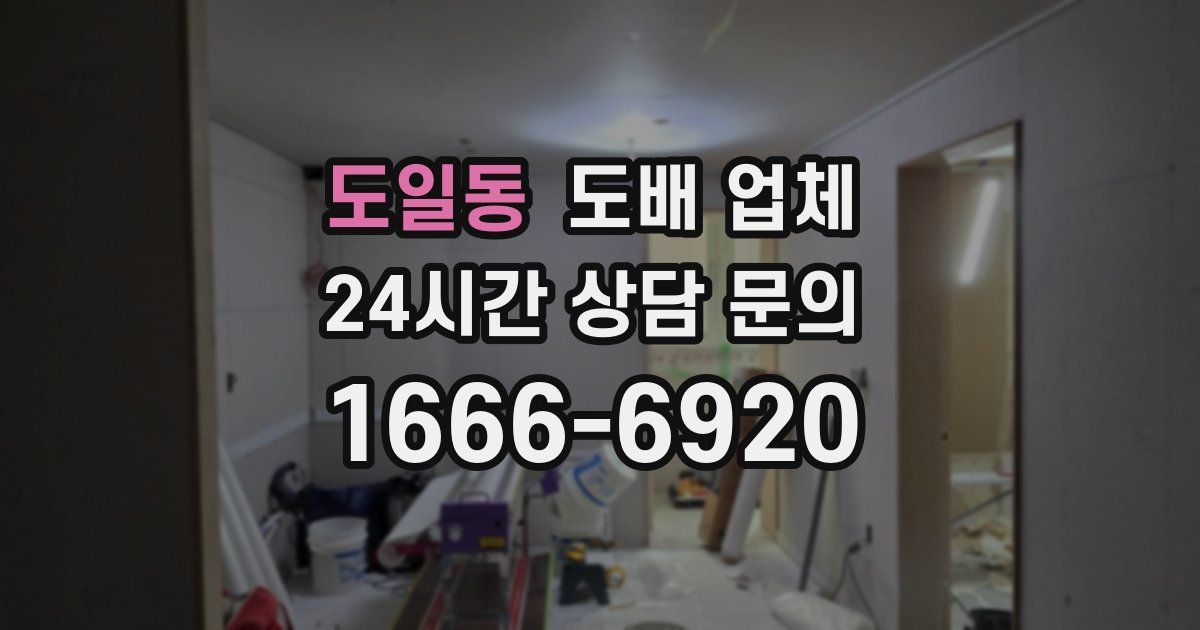 도일동 도배 업체
