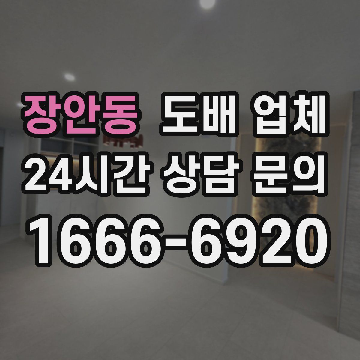 장안동 도배 업체